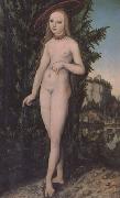 Venus in a Landscape (mk05) Lucas  Cranach